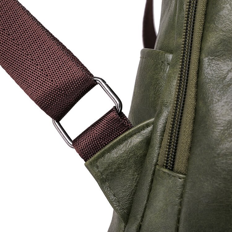 Francesca™ | Zaino Elegante in Similicuoio con Grande Capacità