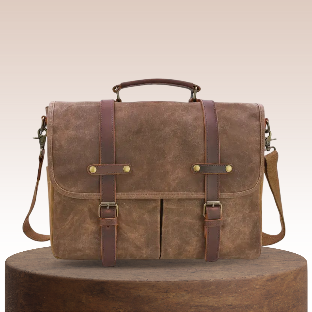 Benito | Messenger Vintage con Cinghie in Pelle