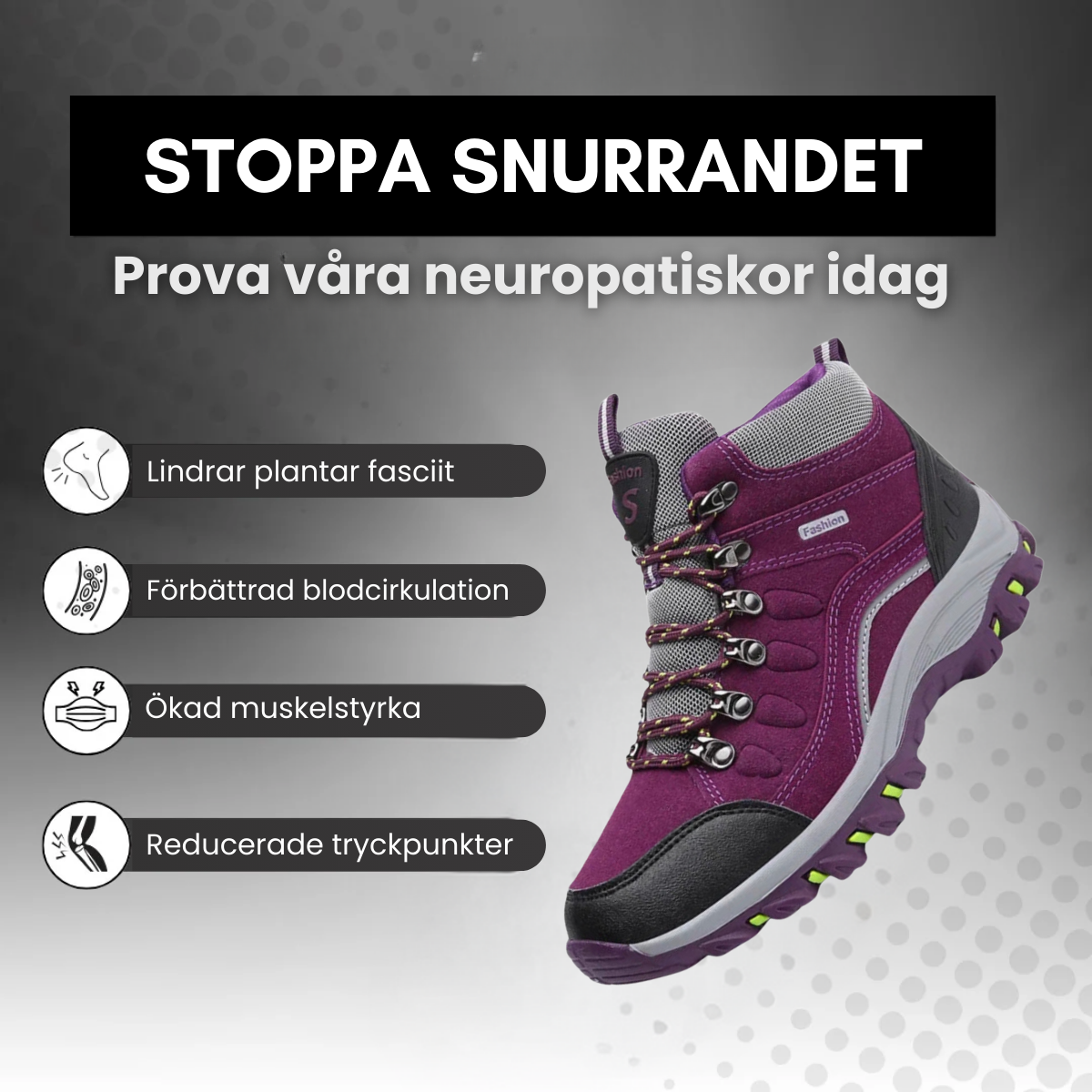 FrostBloom – Dam Vattentäta Vandringskängor