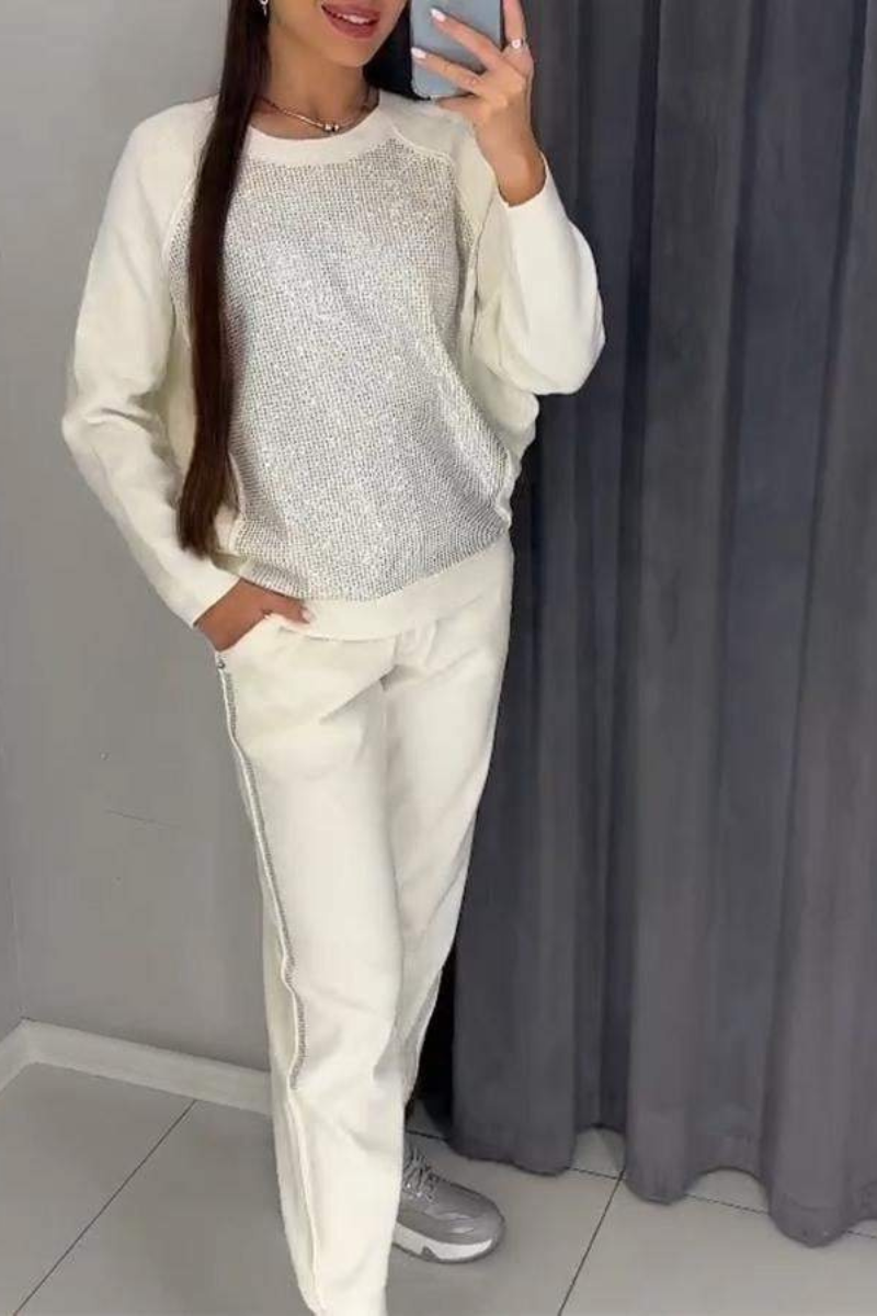 Serena™ - Completo Elegante e Scintillante a Due Pezzi