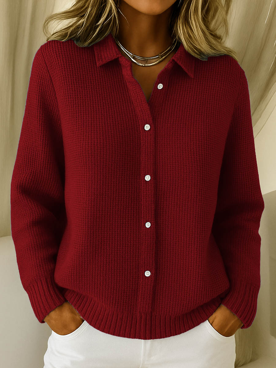 Lina™ | Cardigan con Colletto