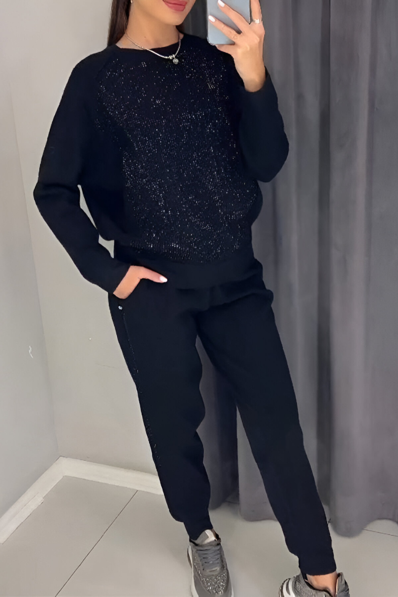 Serena™ - Completo Elegante e Scintillante a Due Pezzi