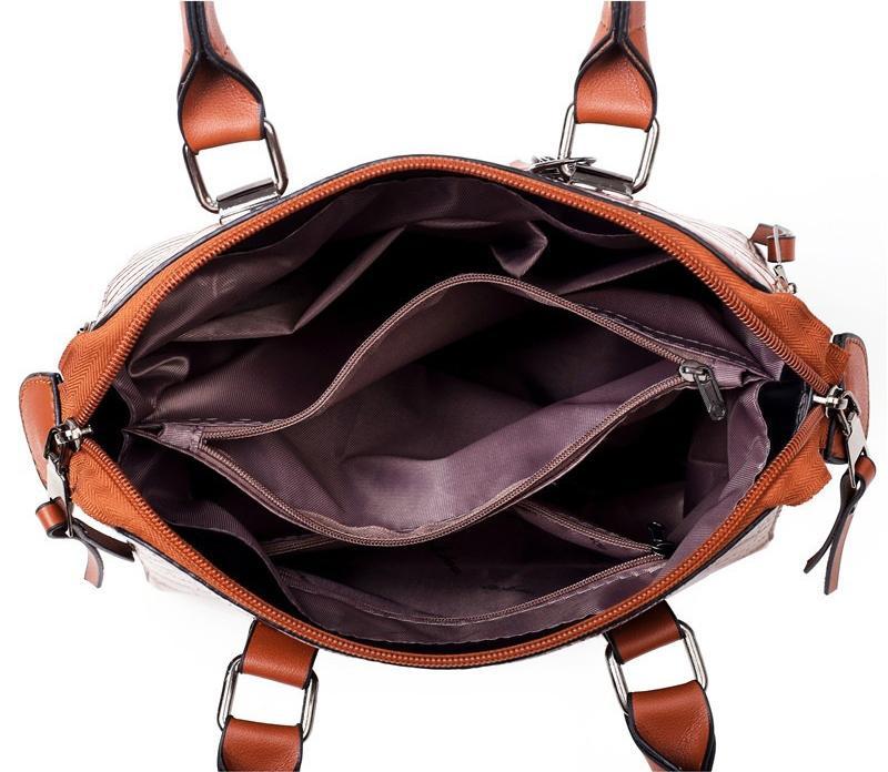 Viola™ | Set di 4 Borse Eleganti in Similicuoio