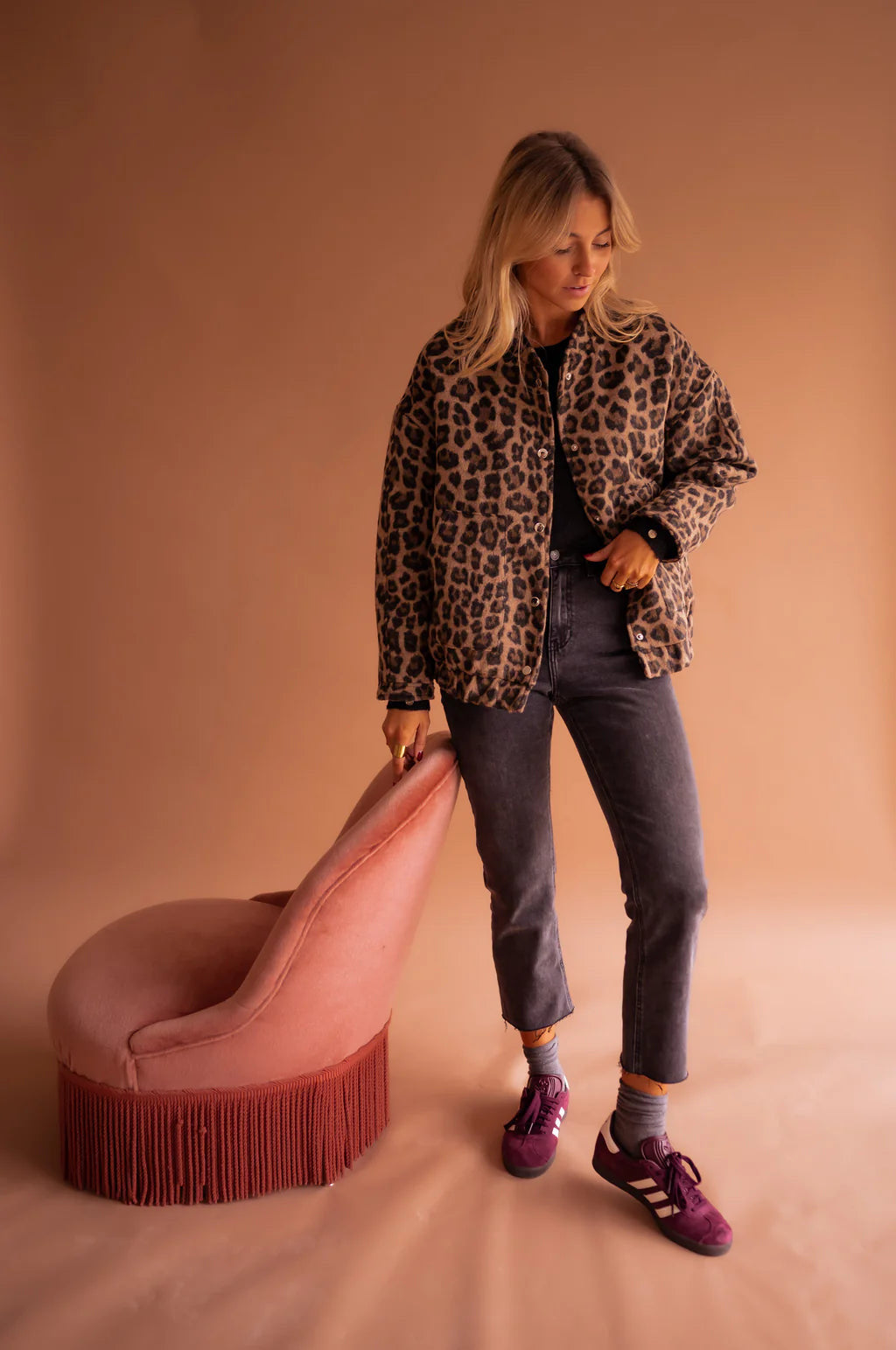 Fiorenza™ | Bomber Leopardata