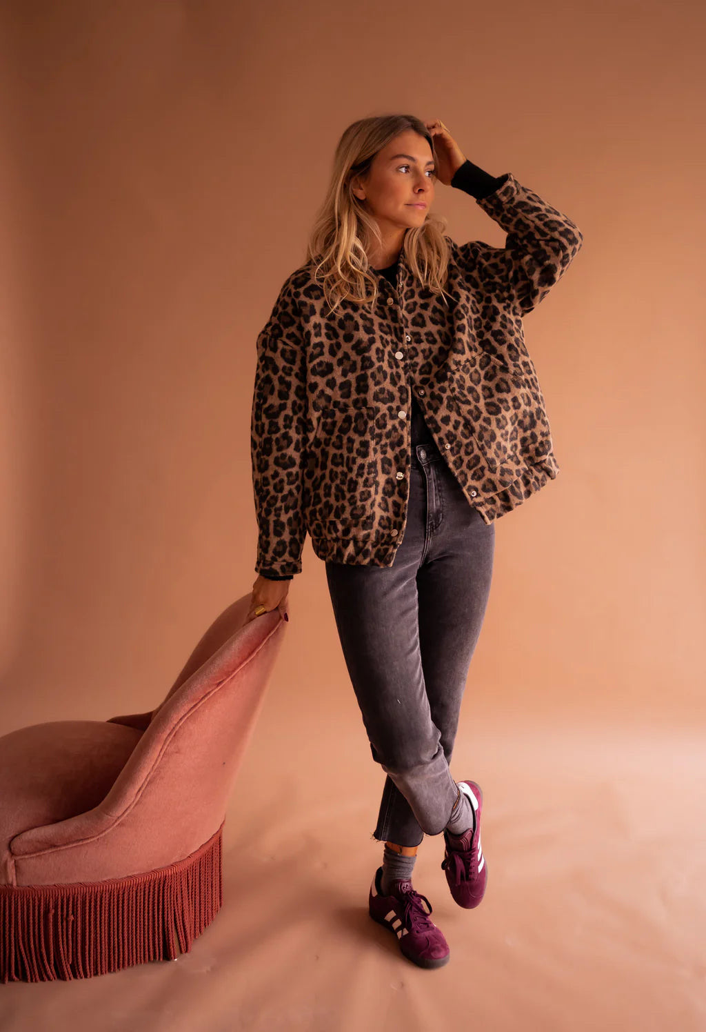 Fiorenza™ | Bomber Leopardata