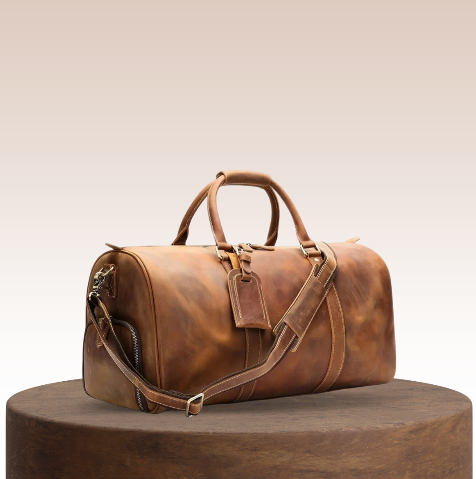 Arden™ | Borsa Duffel Classica in Pelle