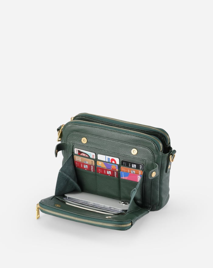 Livia™ | Borsa a Tracolla in Similicuoio