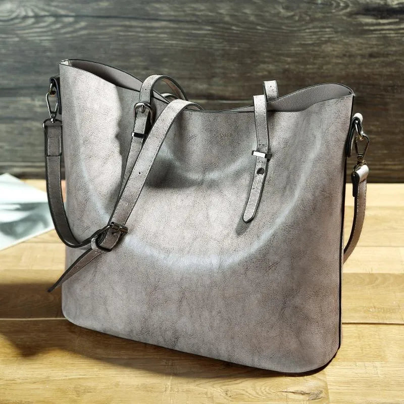Camilla™ | Borsa a Tracolla Vintage in Similicuoio