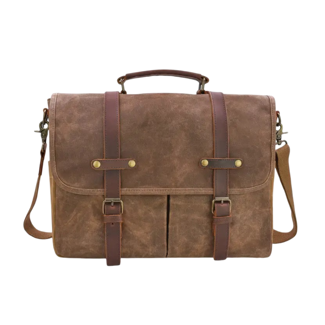 Benito | Messenger Vintage con Cinghie in Pelle