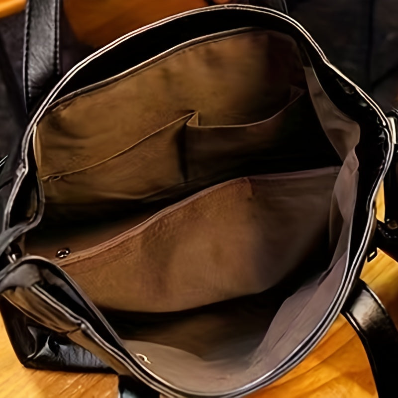 Giulia™ | Borsa Retro in Similicuoio