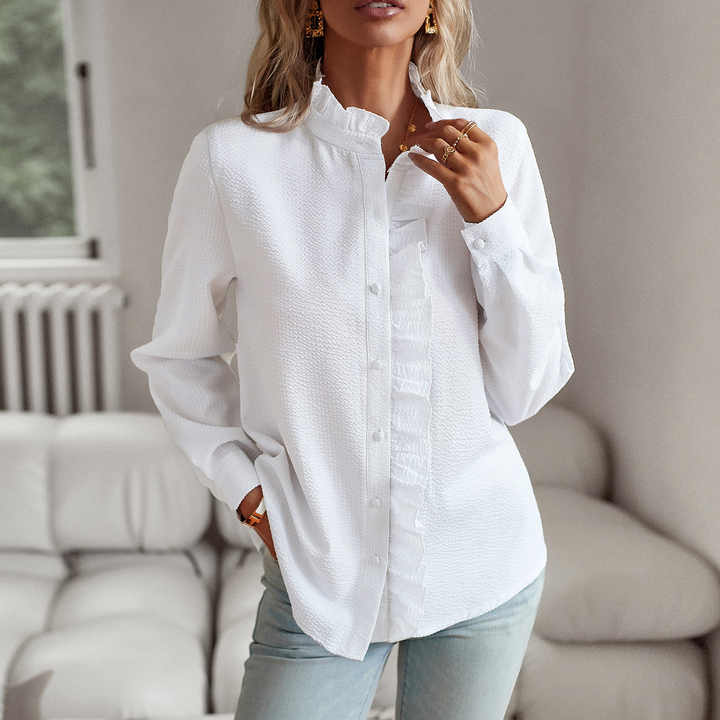 Isabella – Camicia Elegante con Collo a Polsini